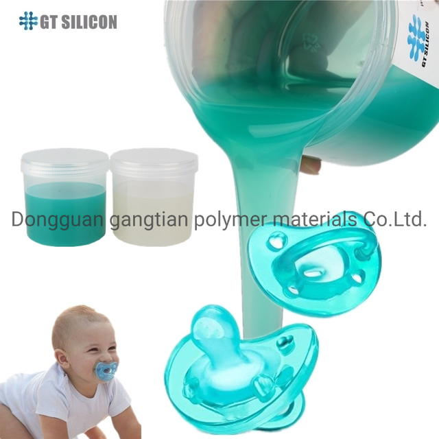 Silicone de moulage liquide par injection LSR 1 : 1 haute transparence pour tétines et biberons