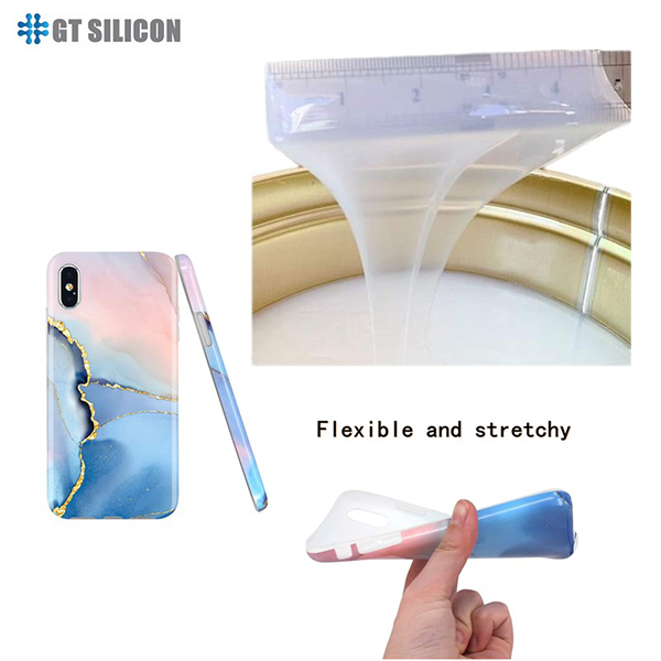 Silicone liquide à durcissement à l'étain pour moules de coques de téléphone